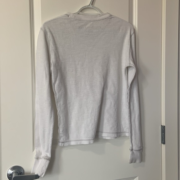 AÉROPOSTALE SIZE XS Waffle Long-sleeved Crewneck - Picture 2 of 9